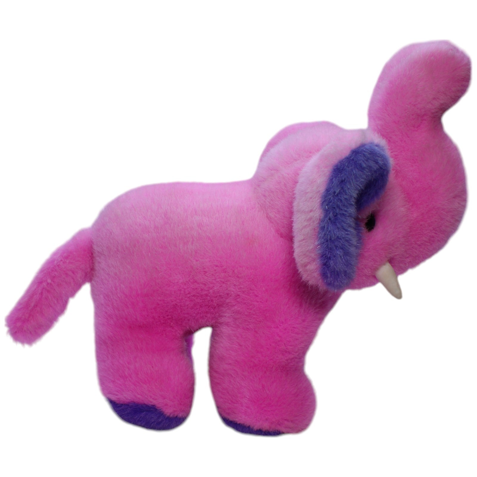 1237894 Amica Schmuse - Zoo, pinker Elefant Kuscheltier Kumpel Leo Gebraucht Vintage