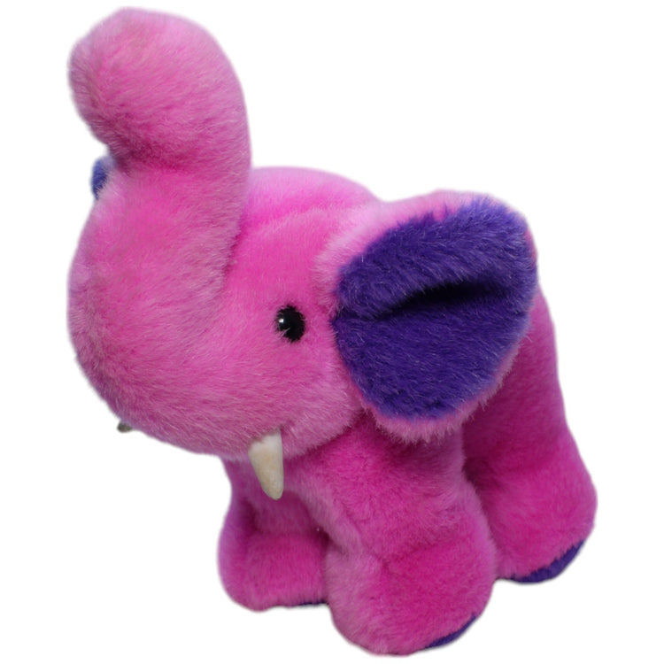 1237894 Amica Schmuse - Zoo, pinker Elefant Kuscheltier Kumpel Leo Gebraucht Vintage