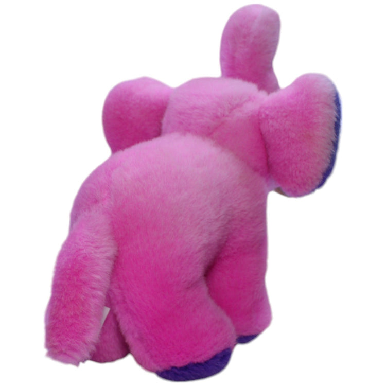 1237894 Amica Schmuse - Zoo, pinker Elefant Kuscheltier Kumpel Leo Gebraucht Vintage