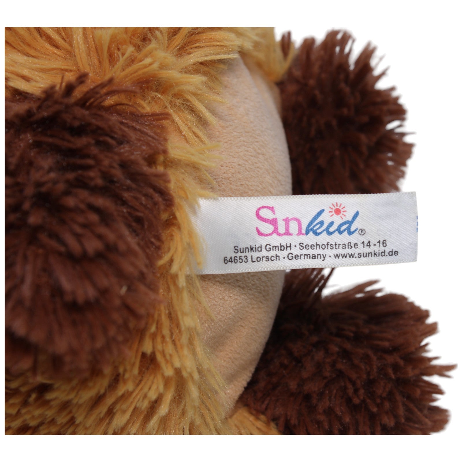 1237895 Sunkid Brauner Affe, rund Kuscheltier Kumpel Leo Gebraucht