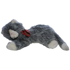 1237915 Tchibo Katze Mia von der Mäuseburg, grau Kuscheltier Kumpel Leo Gebraucht Katze TCM