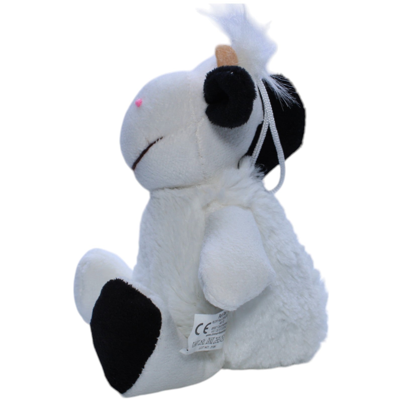 1237936 FLOTI Flos Toys, Kuh mit Aufhänger Kuscheltier Kumpel Leo Gebraucht