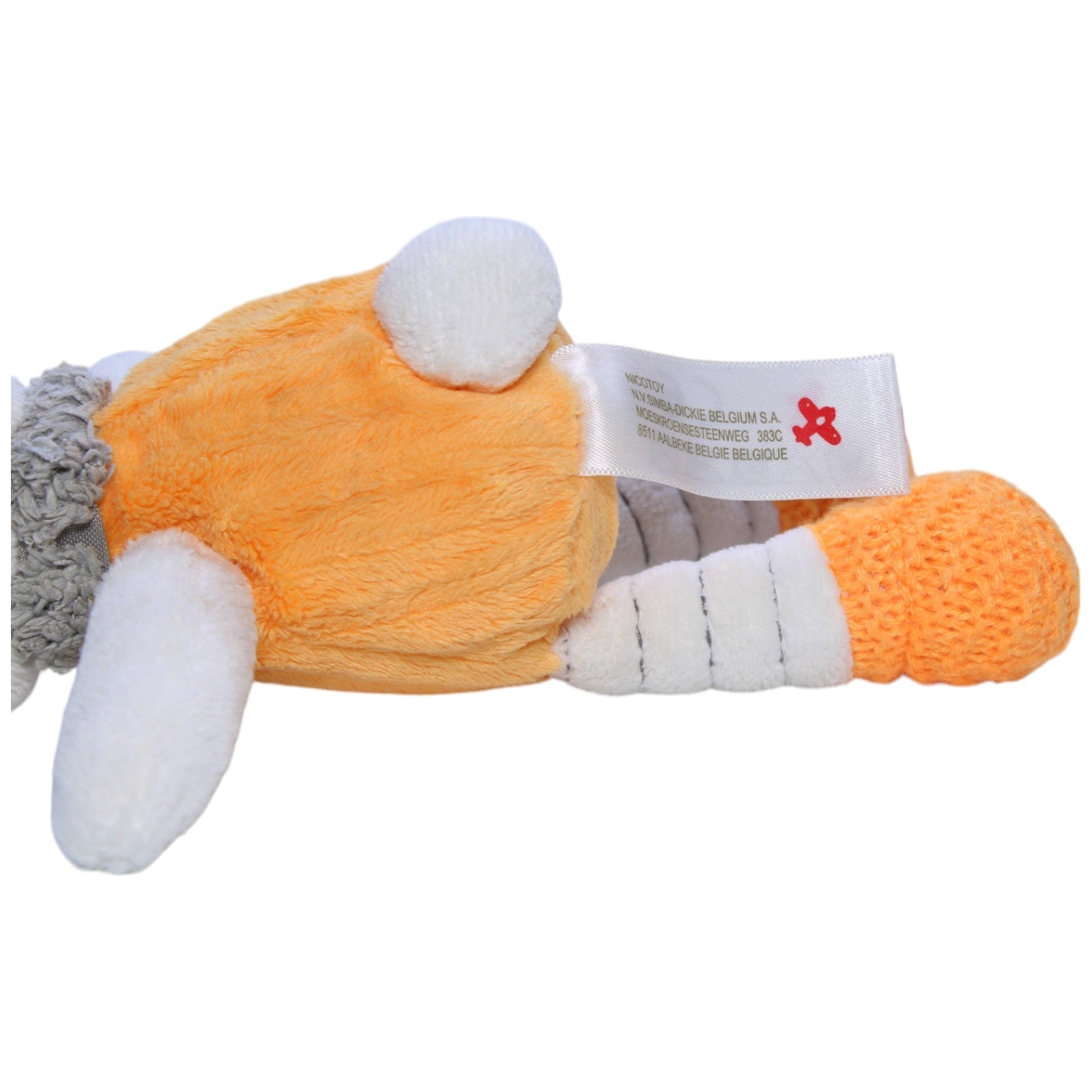 1237948 Nicotoy Süßer orange - weißer Teddybär Kuscheltier Kumpel Leo Bär Gebraucht Teddy