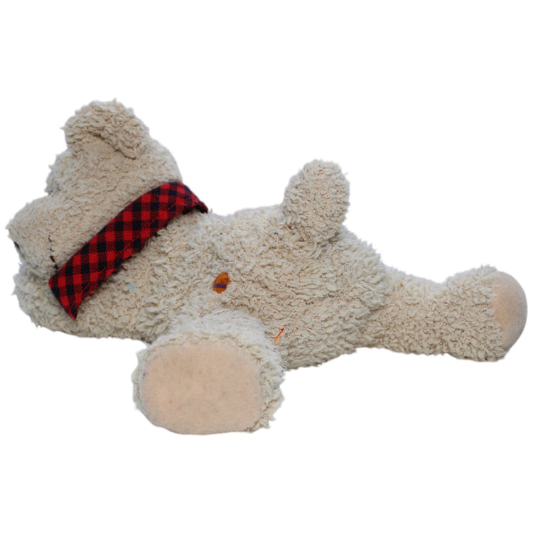 1237950 Bambia Teddybär mit rotem Halstuch, liegend Kuscheltier Kumpel Leo Bär Gebraucht Teddy