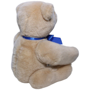 1237956 Althans Club Beiger Teddybär Miki mit beweglichen Gliedern und blauer Schleife Kuscheltier Kumpel Leo Bär Gebraucht Teddy