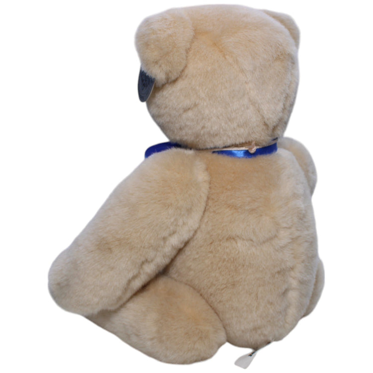 1237956 Althans Club Beiger Teddybär Miki mit beweglichen Gliedern und blauer Schleife Kuscheltier Kumpel Leo Bär Gebraucht Teddy