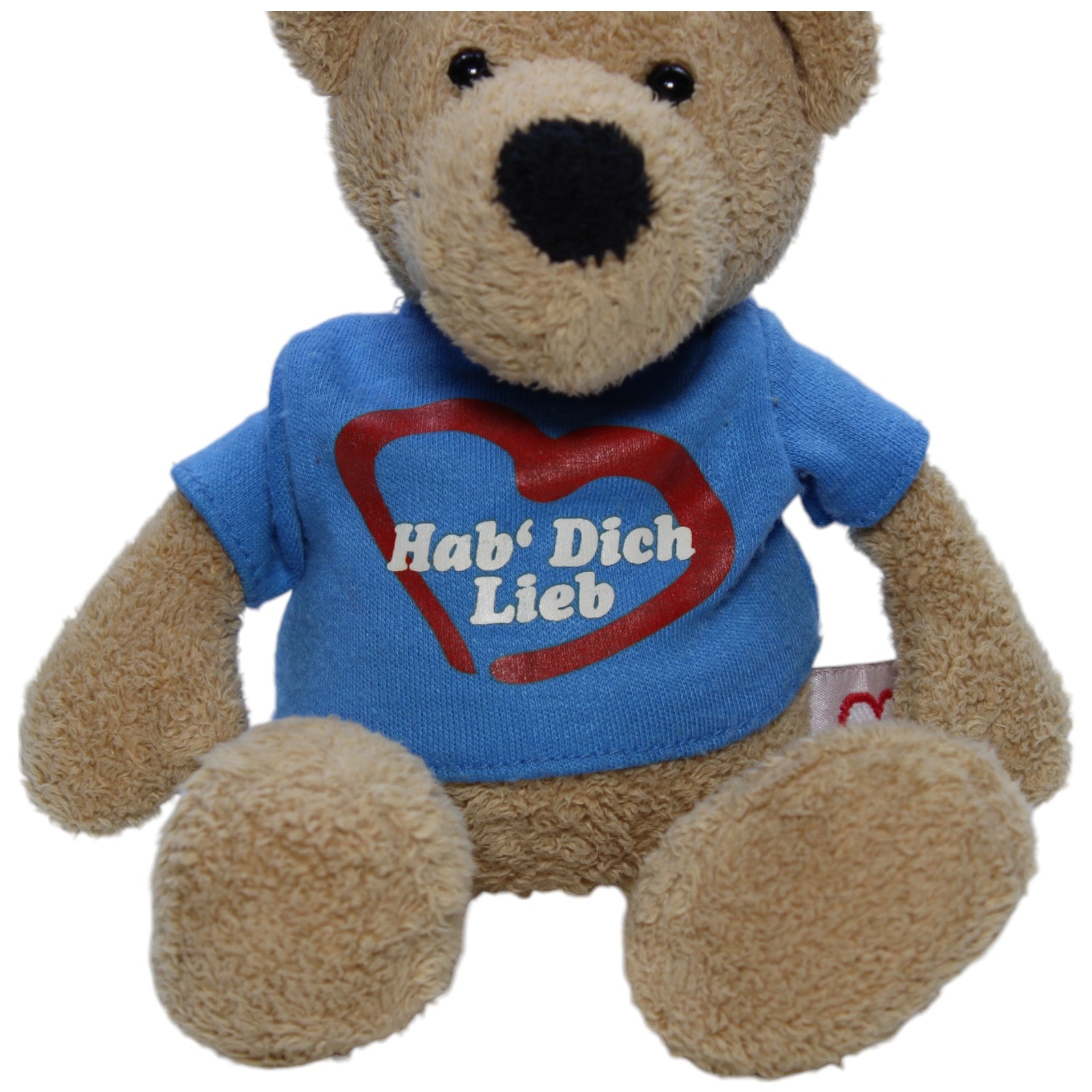 1237969 NICI Teddybär T-Shirt "Hab´Dich Lieb" Kuscheltier Kumpel Leo Gebraucht NICI Teddy