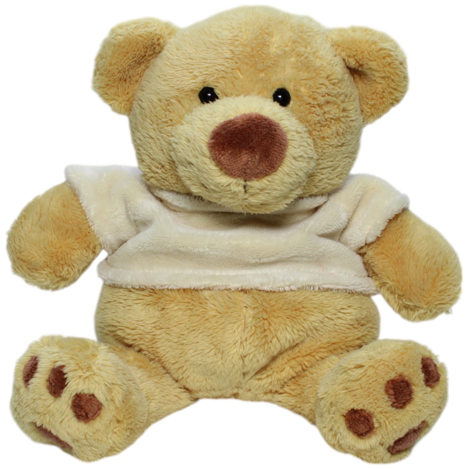 1237970 Hamleys Hellbrauner Teddybär mit beigem Shirt Kuscheltier Kumpel Leo Bär Gebraucht Teddy