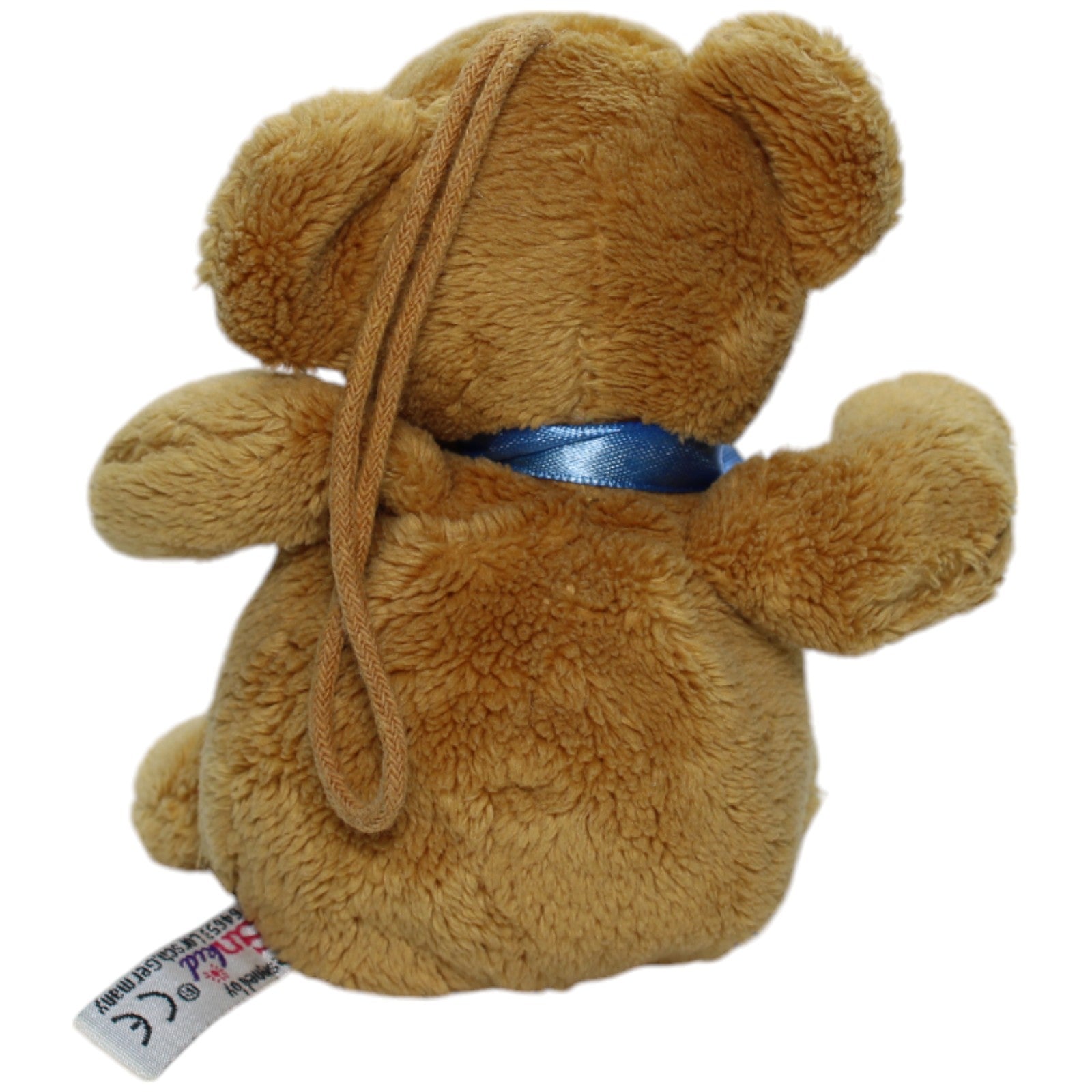 1237971 Sunkid Hellbrauner Teddybär mit blauer Schleife Schlüsselanhänger Kumpel Leo Bär Gebraucht Teddy