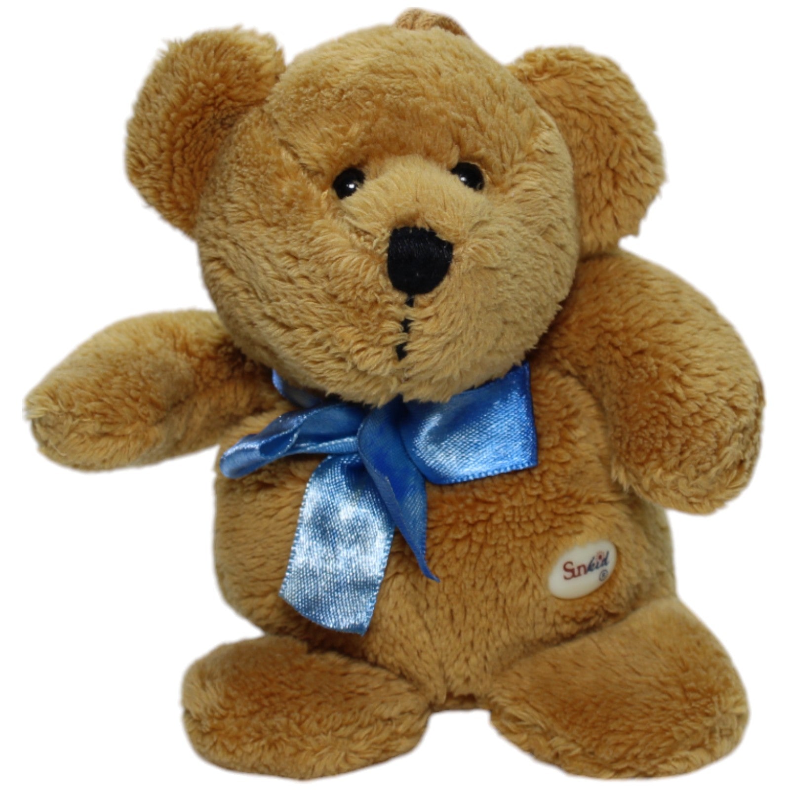 1237971 Sunkid Hellbrauner Teddybär mit blauer Schleife Schlüsselanhänger Kumpel Leo Bär Gebraucht Teddy