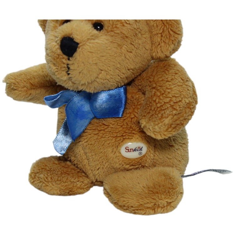 1237971 Sunkid Hellbrauner Teddybär mit blauer Schleife Schlüsselanhänger Kumpel Leo Bär Gebraucht Teddy