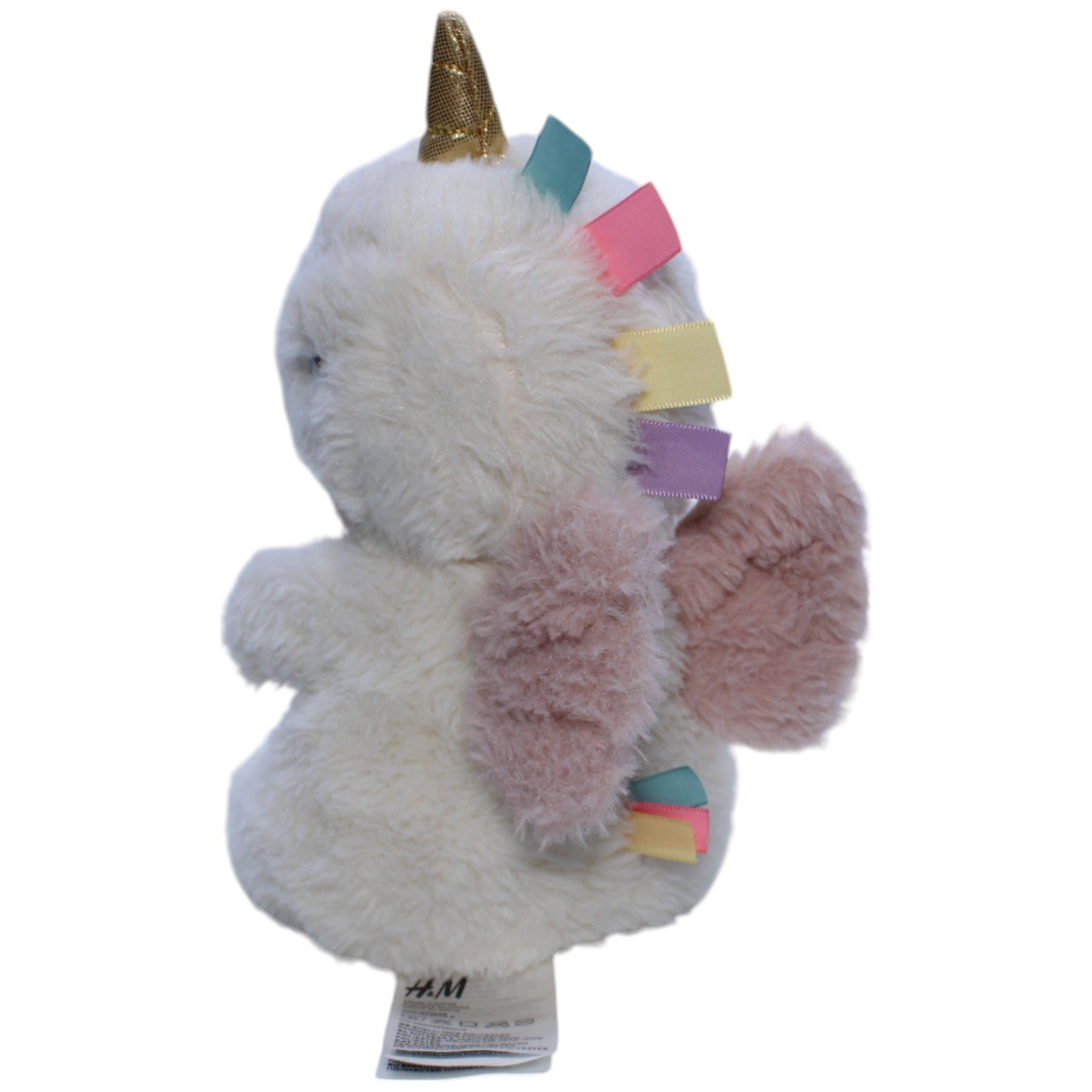 1237977 H&M Süßes Einhorn mit Knisterflügeln Kuscheltier Kumpel Leo Fantasy Gebraucht