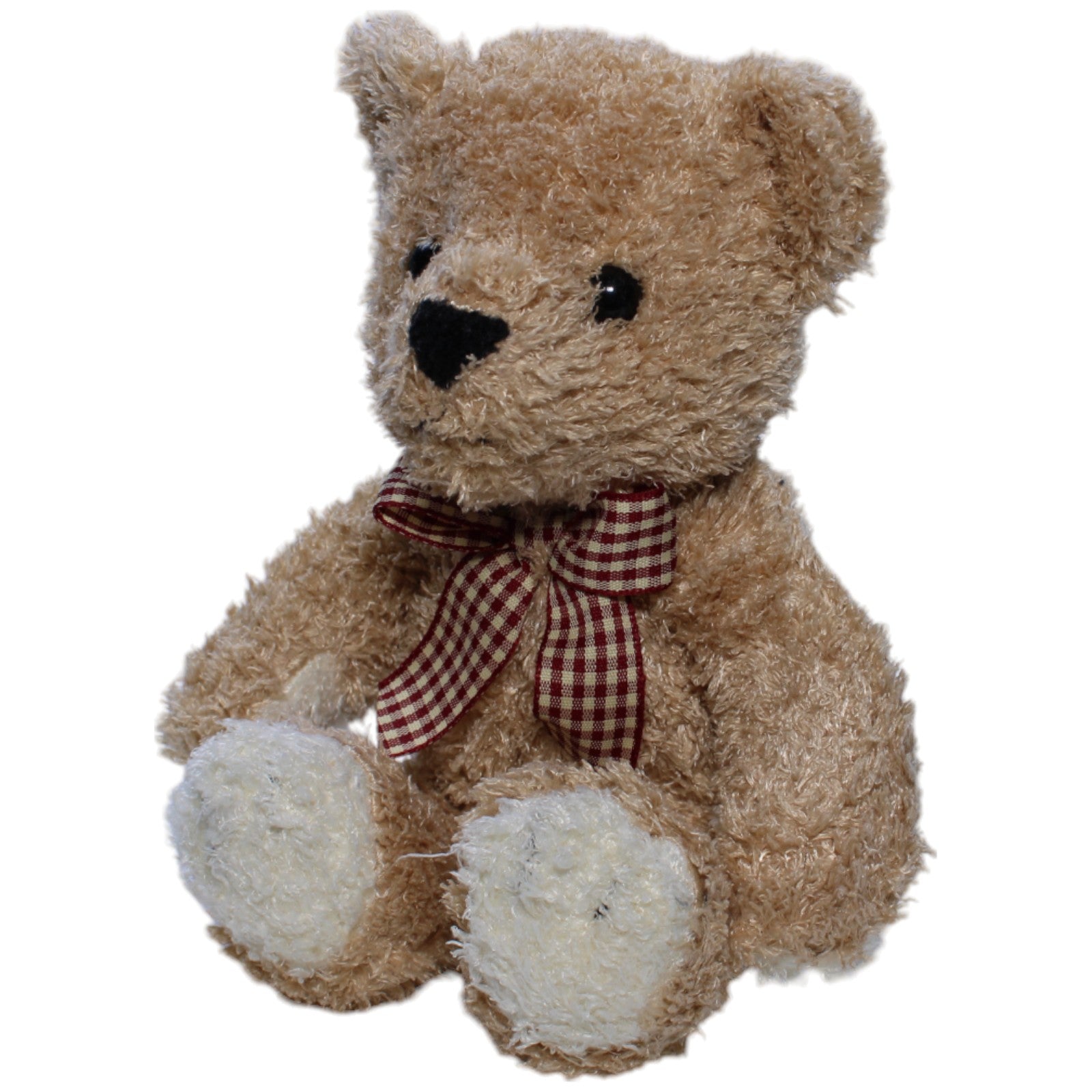 1237978 Kleine Patienten in Not e.V.® Süßer Teddybär mit karierter Schleife Kuscheltier Kumpel Leo Bär Gebraucht Teddy