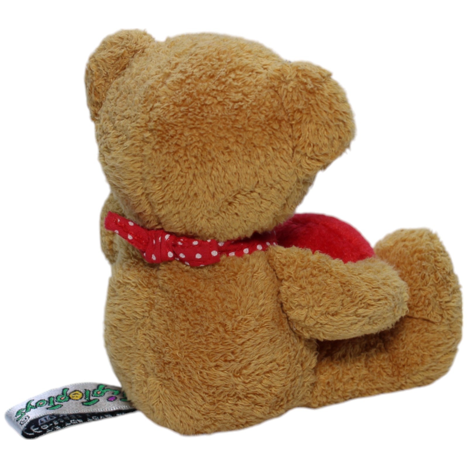 1237981 Tip Top Toys Teddybär mit "I LOVE YOU" Herz Kuscheltier Kumpel Leo Gebraucht Rentier Retro