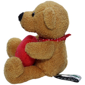 1237981 Tip Top Toys Teddybär mit "I LOVE YOU" Herz Kuscheltier Kumpel Leo Gebraucht Rentier Retro