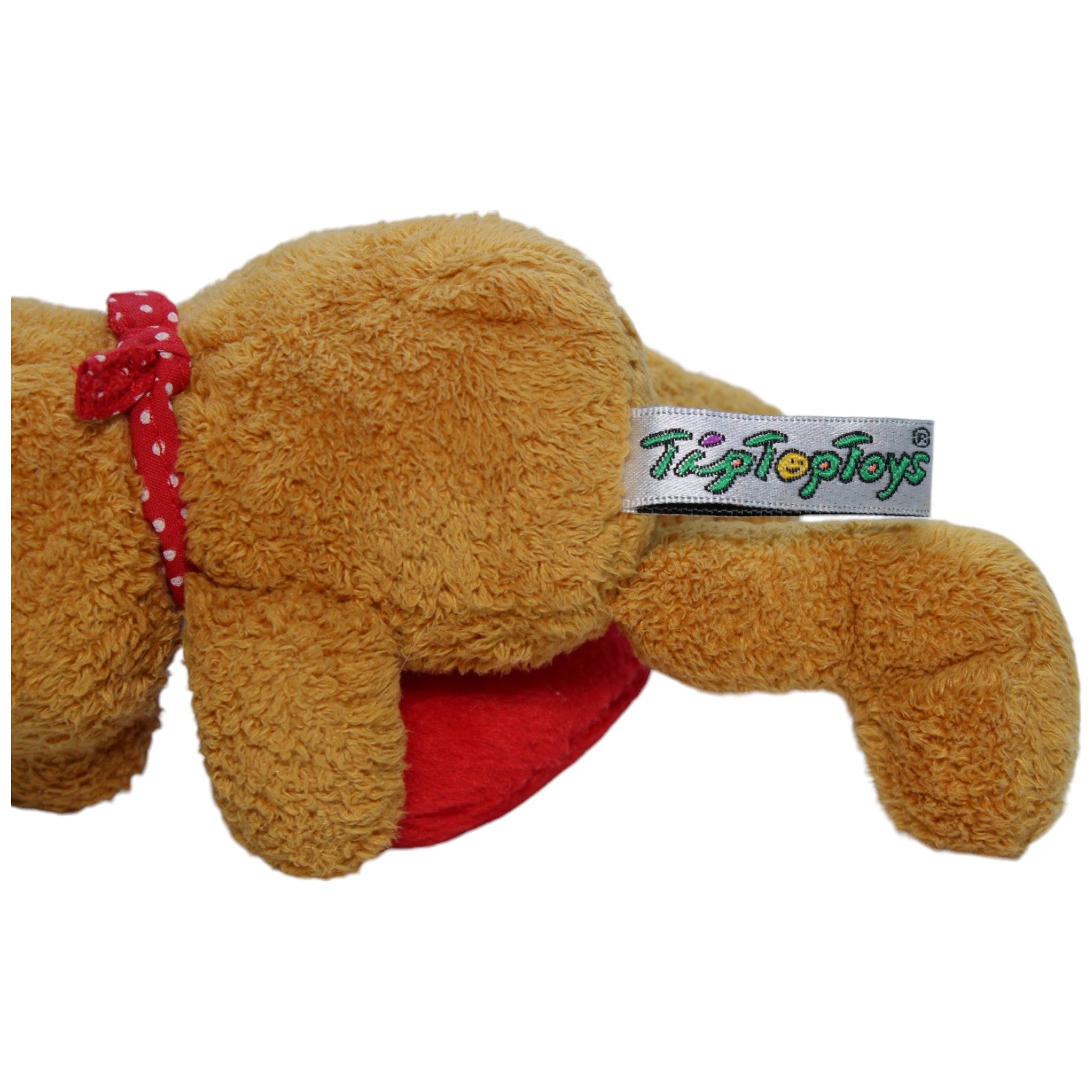 1237981 Tip Top Toys Teddybär mit "I LOVE YOU" Herz Kuscheltier Kumpel Leo Gebraucht Rentier Retro