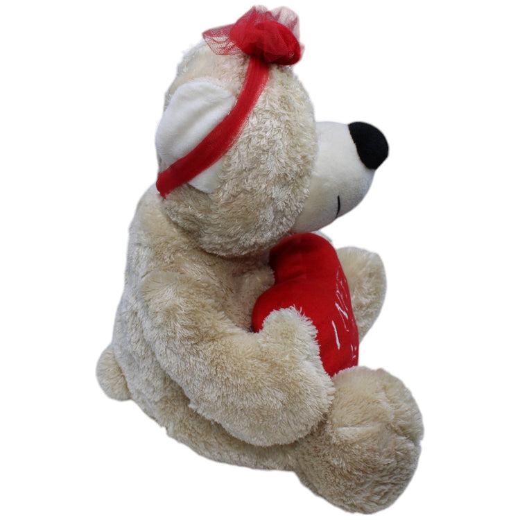 1238001 Much® Großer Teddybär mit "I NEED YOU" Herz Kuscheltier Kumpel Leo Bär Gebraucht Teddy