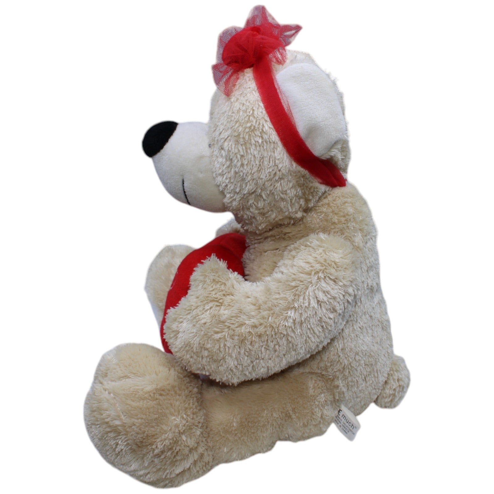 1238001 Much® Großer Teddybär mit "I NEED YOU" Herz Kuscheltier Kumpel Leo Bär Gebraucht Teddy