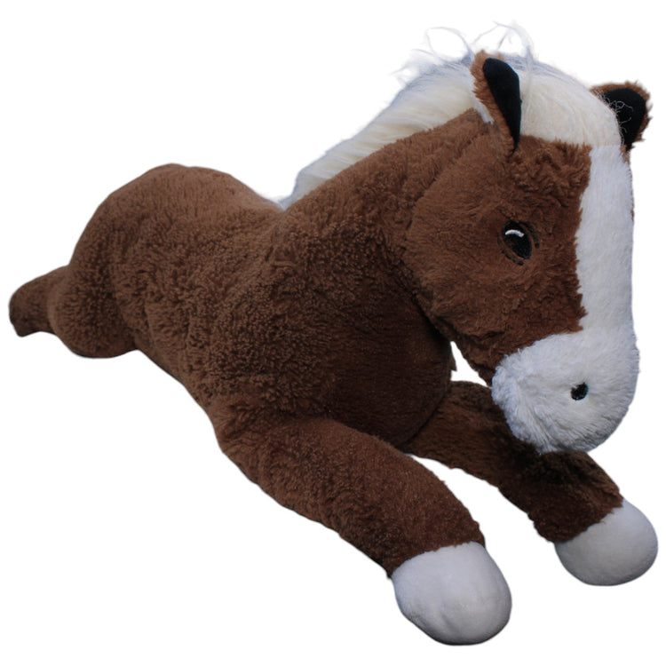 1238005 Ernstings family XL Pferd ohne Schweif, braun Kuscheltier Kumpel Leo Gebraucht Pferd Pony