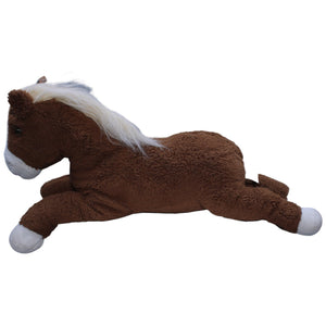 1238005 Ernstings family XL Pferd ohne Schweif, braun Kuscheltier Kumpel Leo Gebraucht Pferd Pony