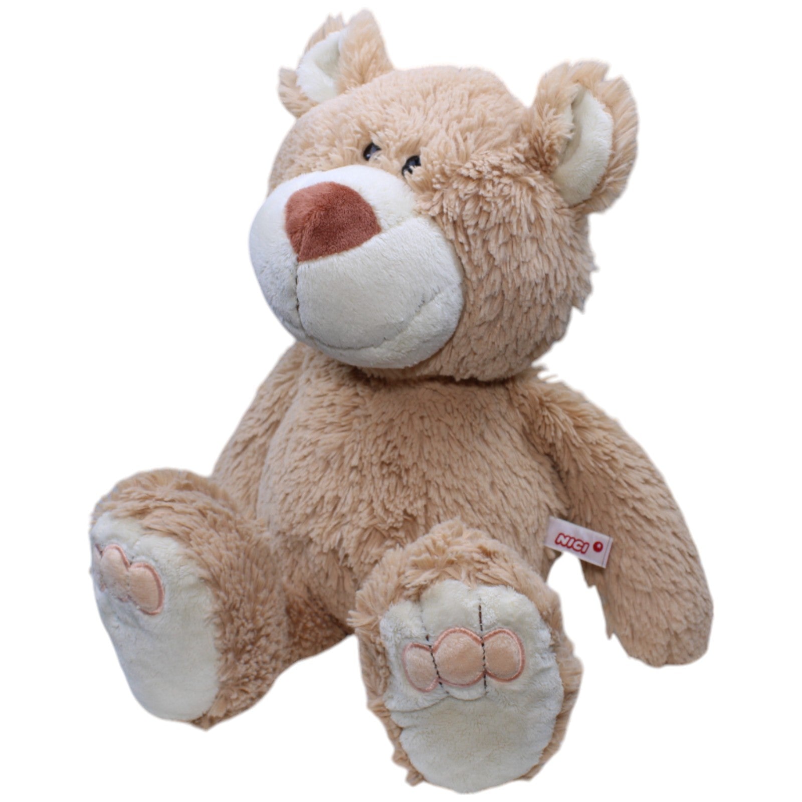 1238027 NICI XL Bär, hellbraun Kuscheltier Kumpel Leo Bär Gebraucht Teddy