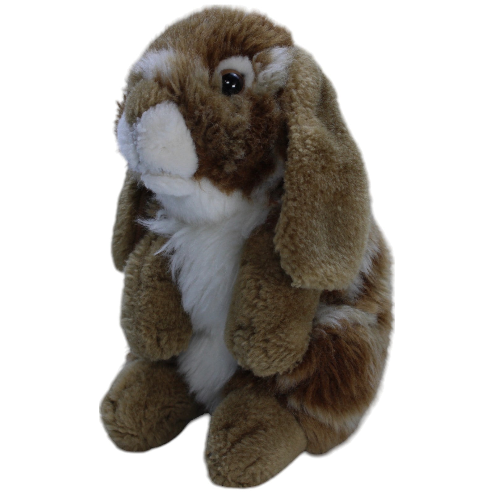 1238035 Teddy - Hermann Hase braun - weiß, sitzend Kuscheltier Kumpel Leo Gebraucht