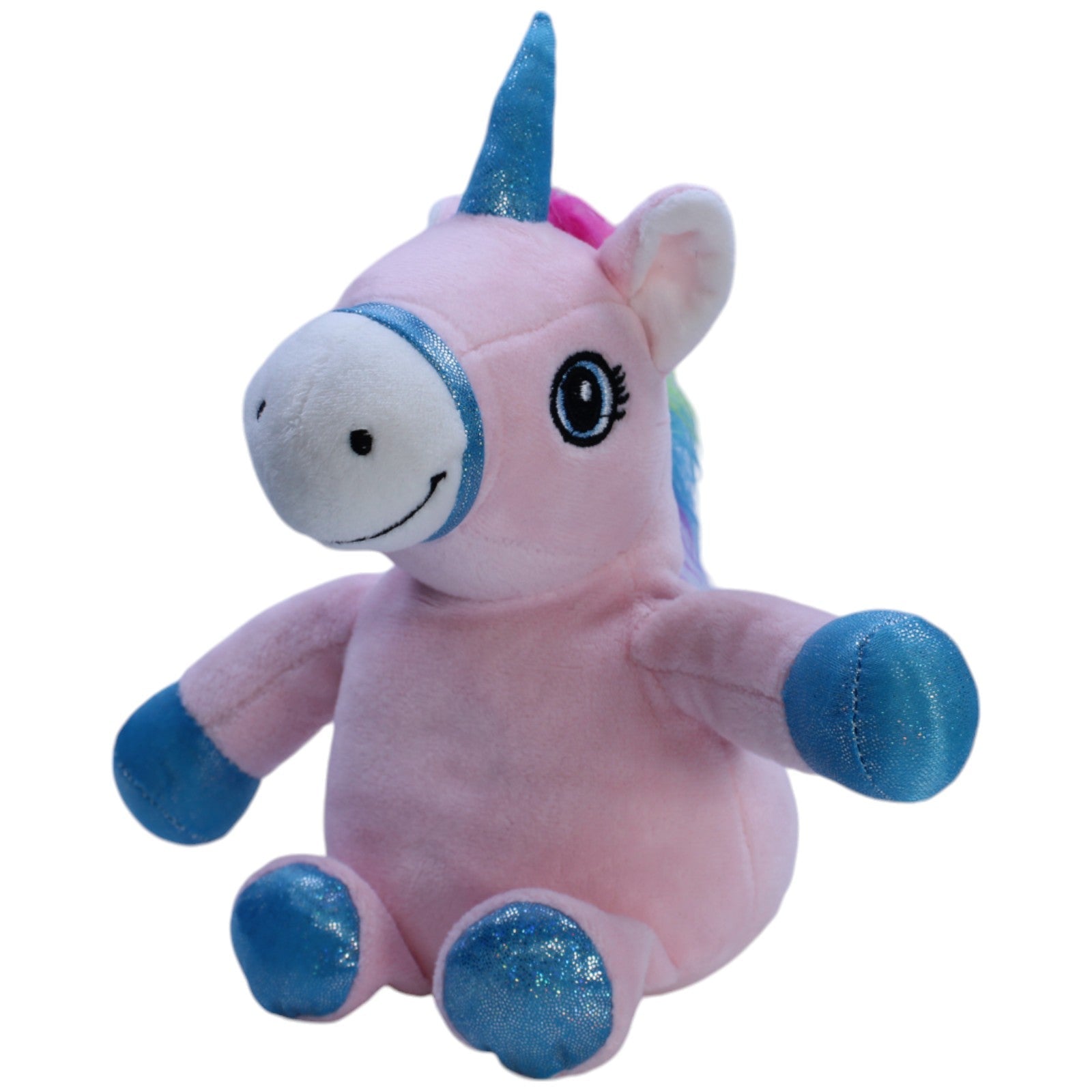 1238037 Windel Lächelndes Einhorn, rosa Kuscheltier Kumpel Leo Gebraucht