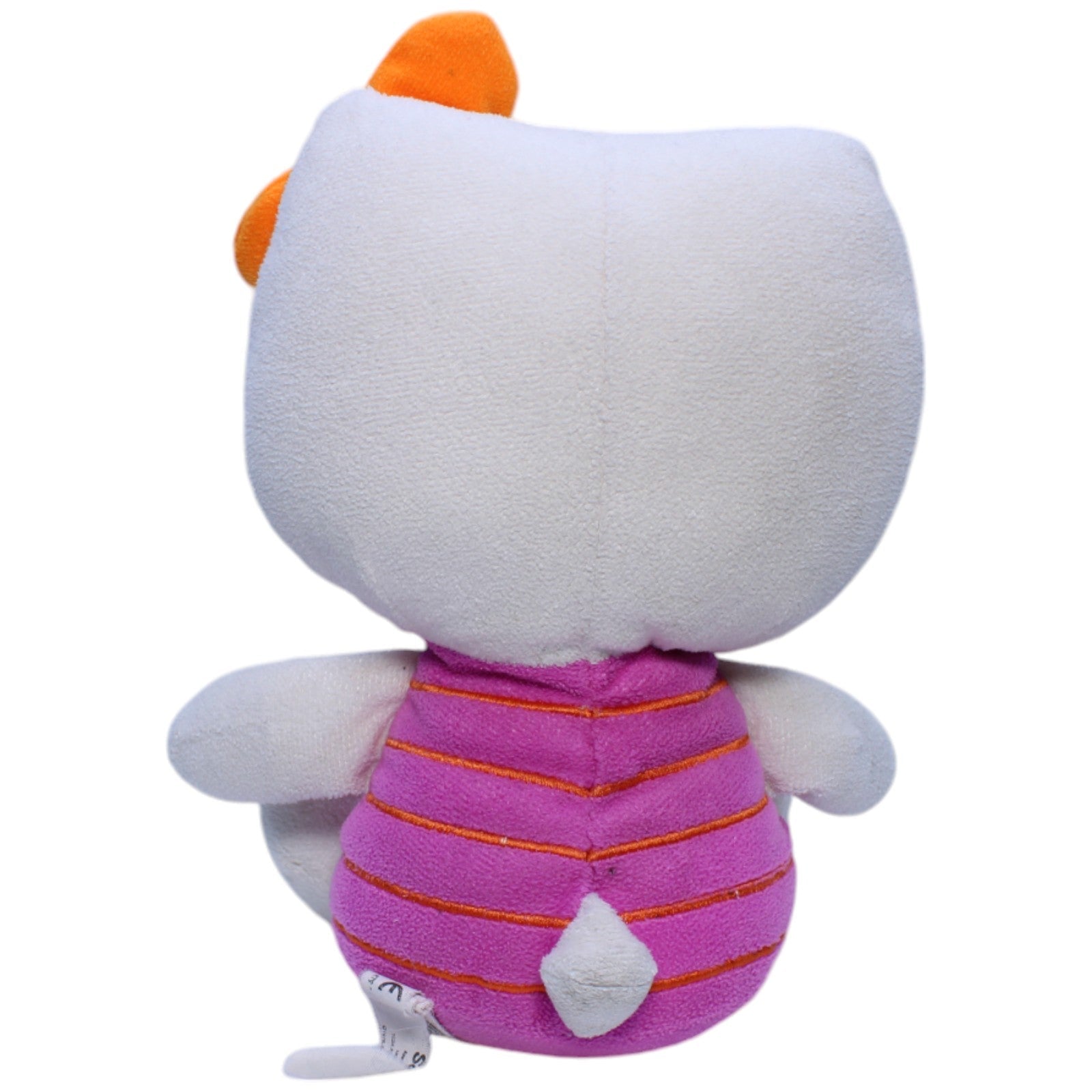 1238044 Sanrio Hello Kitty, lila - orange Plüschfigur Kumpel Leo Gebraucht Katze