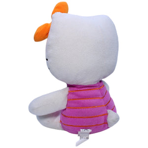 1238044 Sanrio Hello Kitty, lila - orange Plüschfigur Kumpel Leo Gebraucht Katze