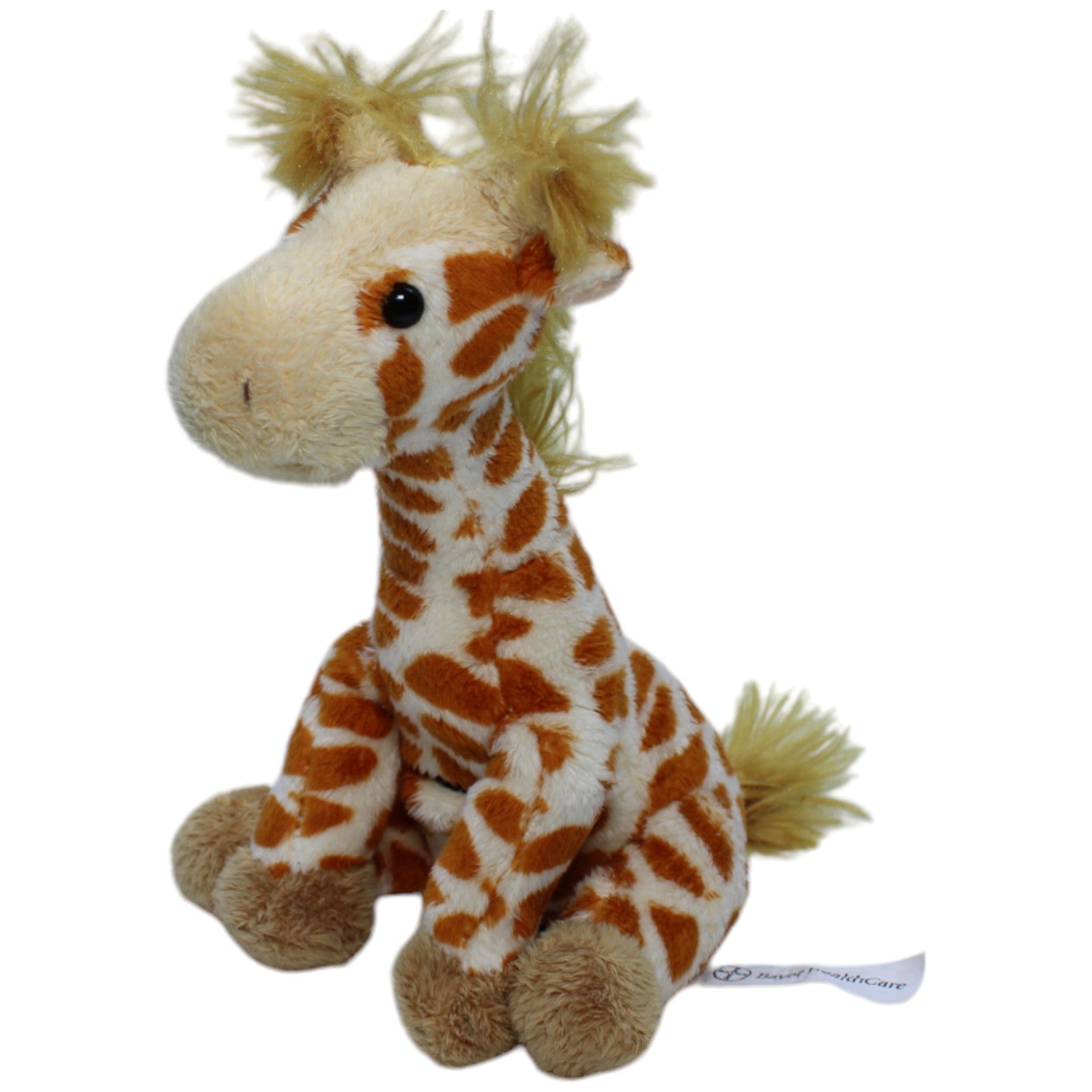 1238045 ebeling & partner Bayer HealthCare, Giraffe mit Bauchtasche Kuscheltier Kumpel Leo Gebraucht