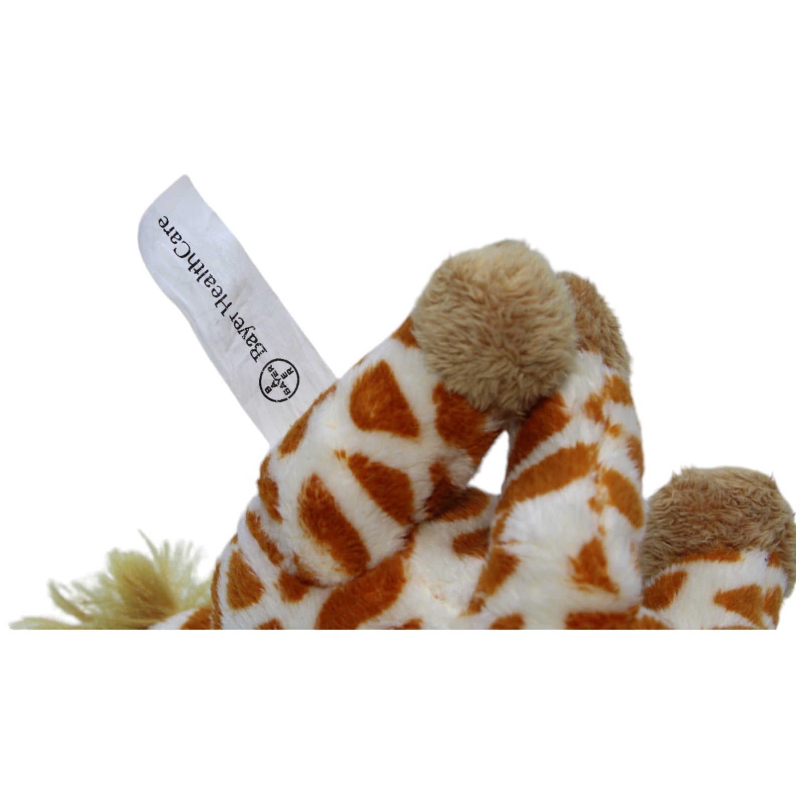 1238045 ebeling & partner Bayer HealthCare, Giraffe mit Bauchtasche Kuscheltier Kumpel Leo Gebraucht