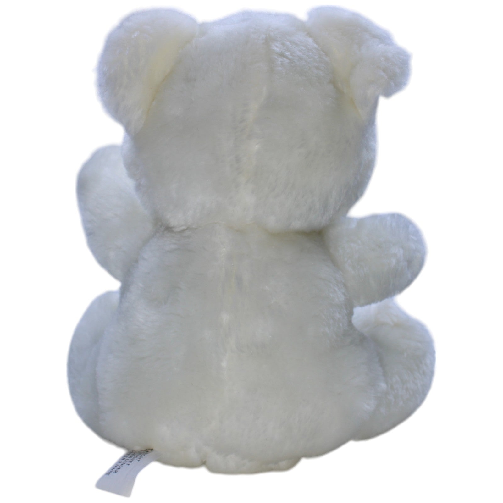 1238052 Toy Trade Süßer weißer Teddybär mit Schleife Kuscheltier Kumpel Leo Bär Gebraucht Teddy