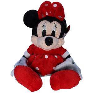 1238058 Nicotoy Disney Minnie Maus mit Kleid, rot - gepunktet Kuscheltier Kumpel Leo Disney Gebraucht