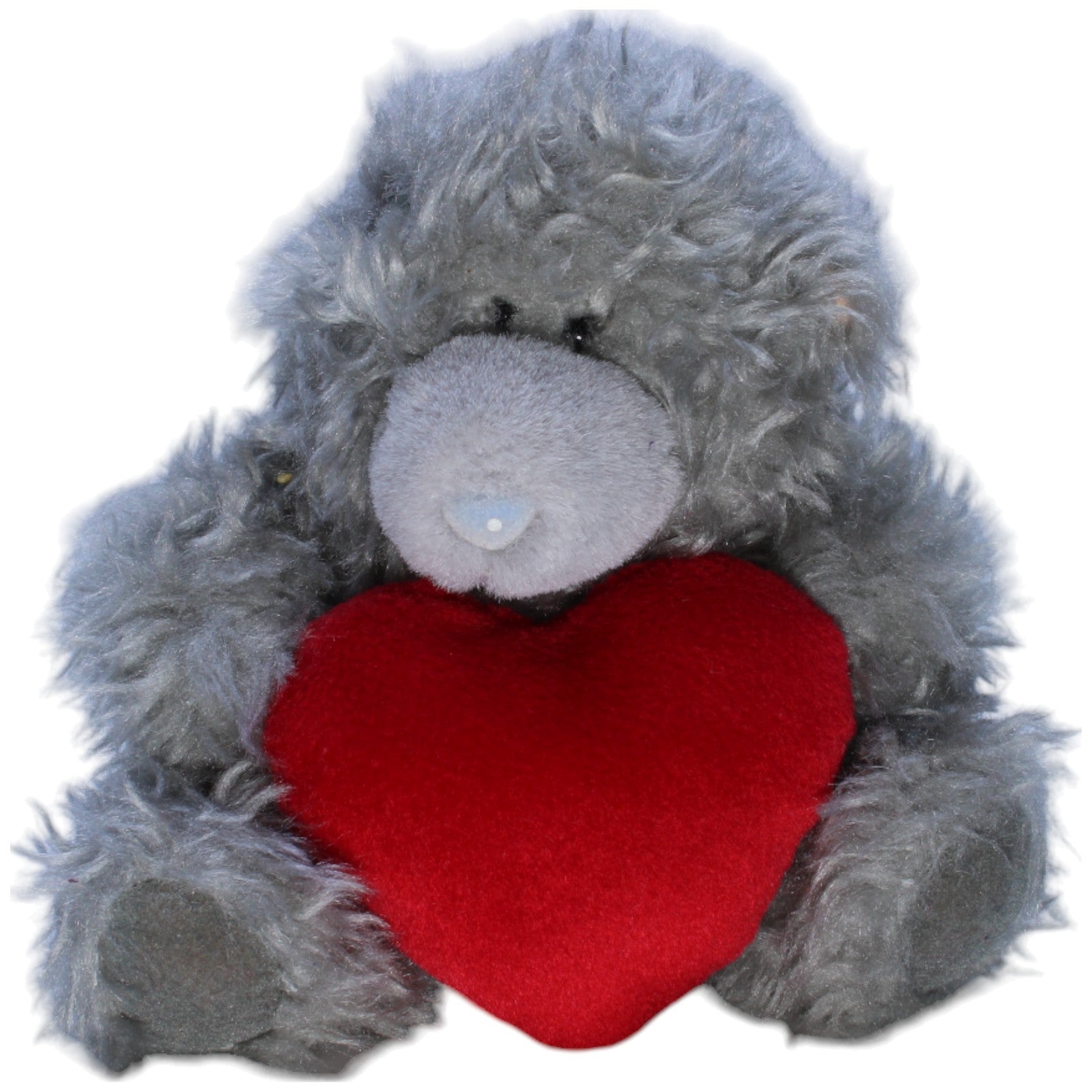 1238064 Carte Blanche Me to You, grauer Teddy mit Herz Kuscheltier Kumpel Leo Bär Gebraucht Teddy