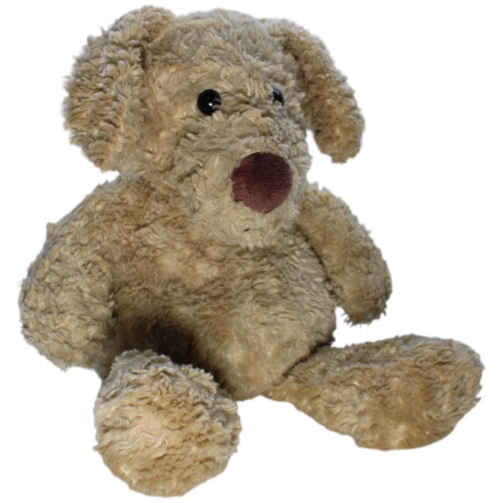 1238066 Besttoy XL Hellbrauner zotteliger Hund Kuscheltier Kumpel Leo Gebraucht Hund