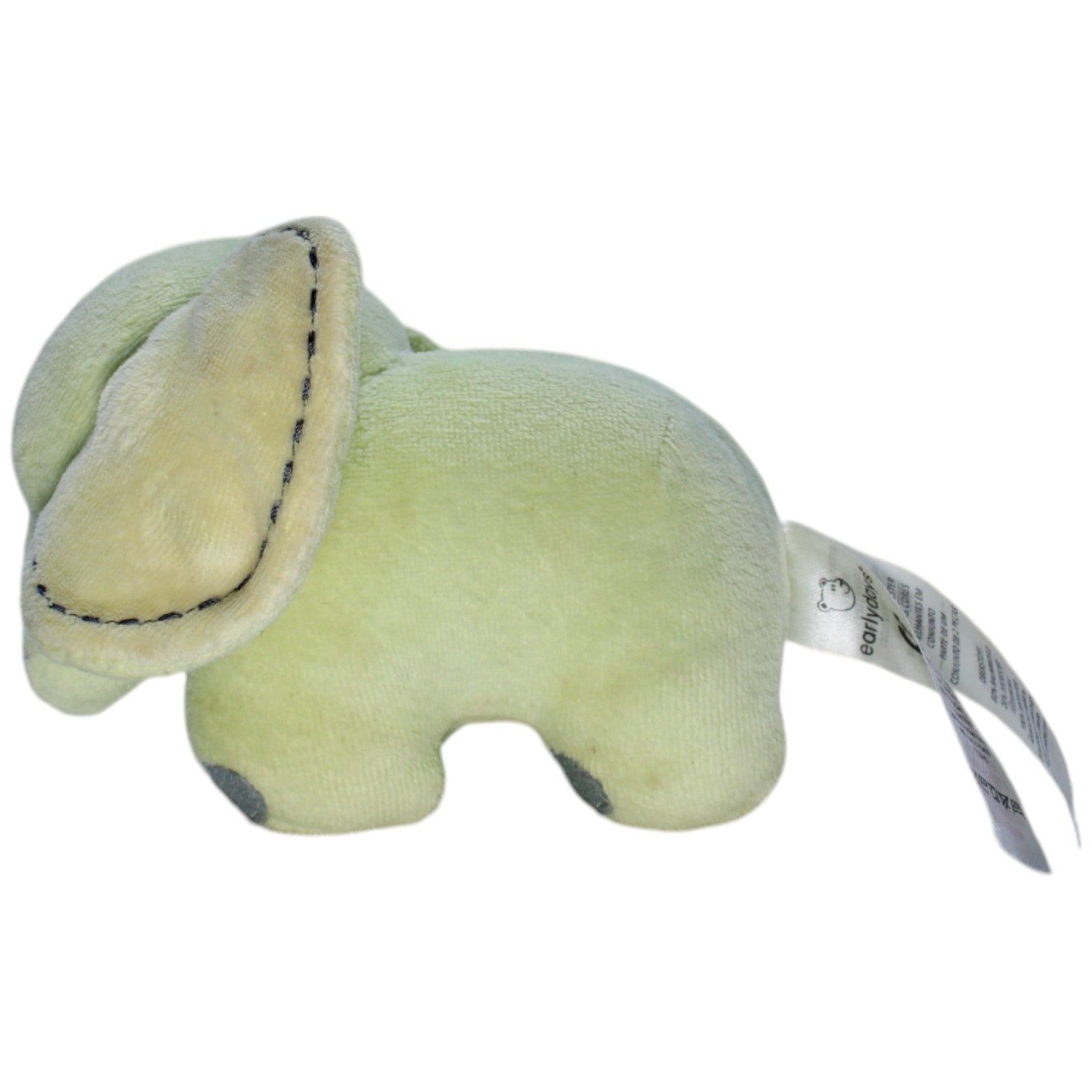 1238078 Primark early days, Gelber Elefant Spielfigur mit Rassel Kumpel Leo Gebraucht