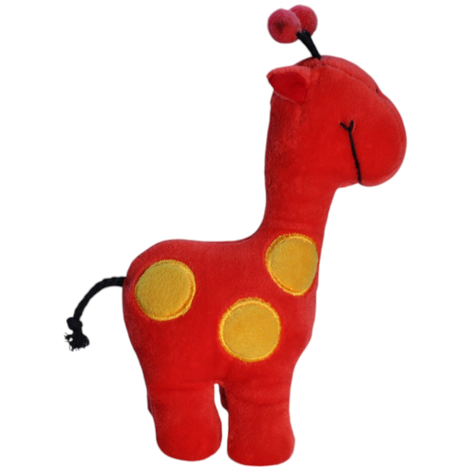 1238111 W. Steinbeck Süße Giraffe, rot Kuscheltier Kumpel Leo Gebraucht Vintage