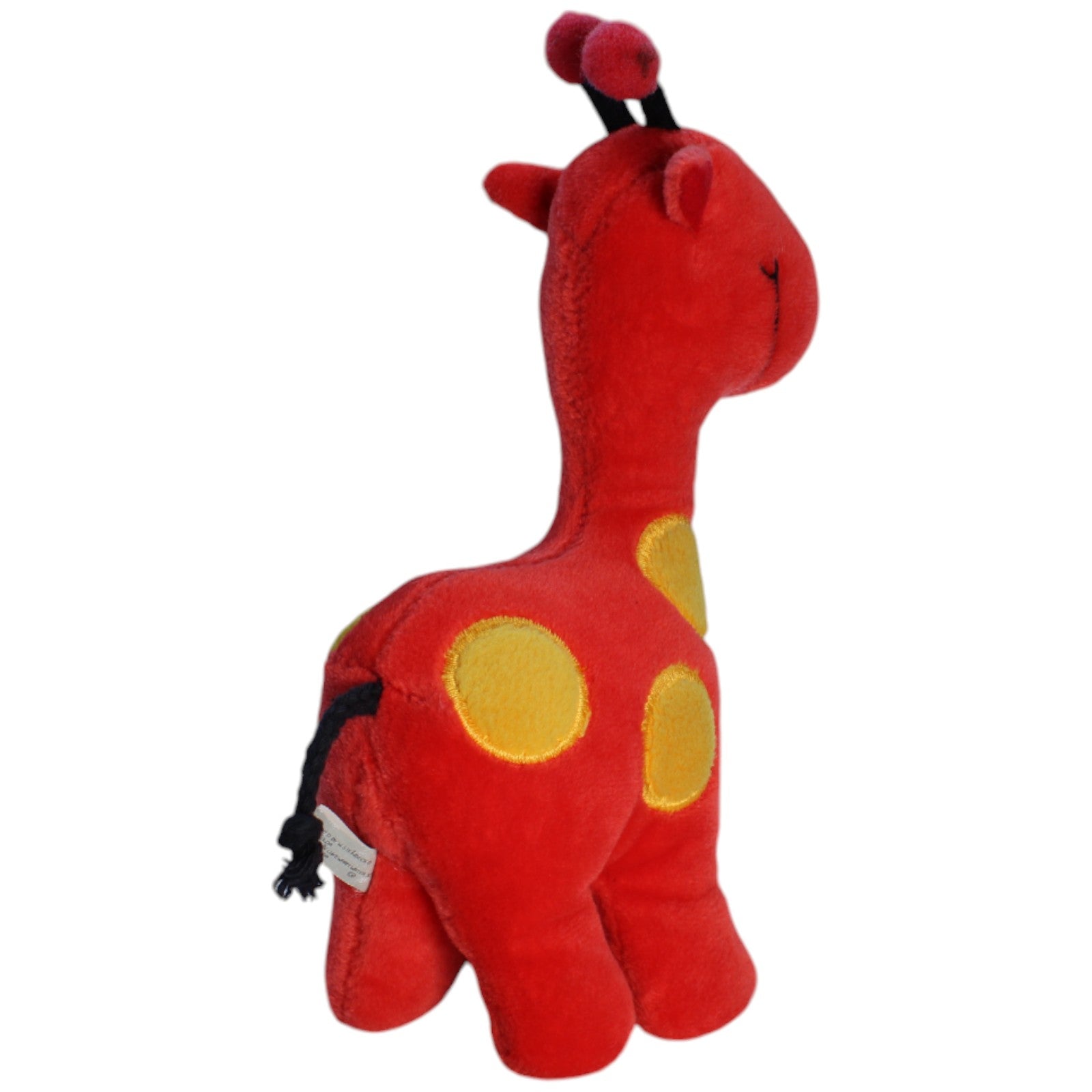 1238111 W. Steinbeck Süße Giraffe, rot Kuscheltier Kumpel Leo Gebraucht Vintage