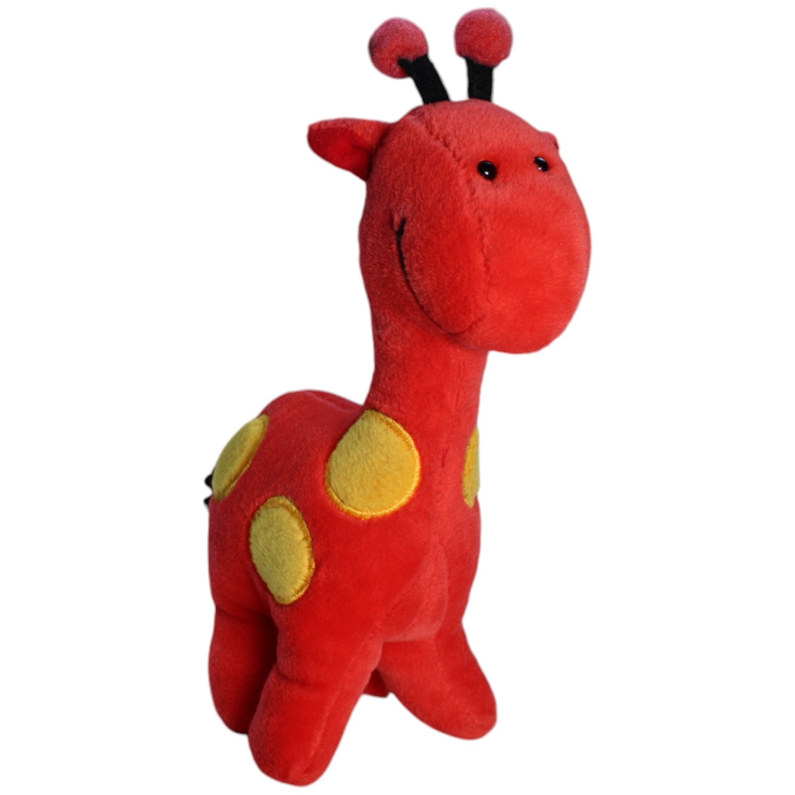 1238111 W. Steinbeck Süße Giraffe, rot Kuscheltier Kumpel Leo Gebraucht Vintage