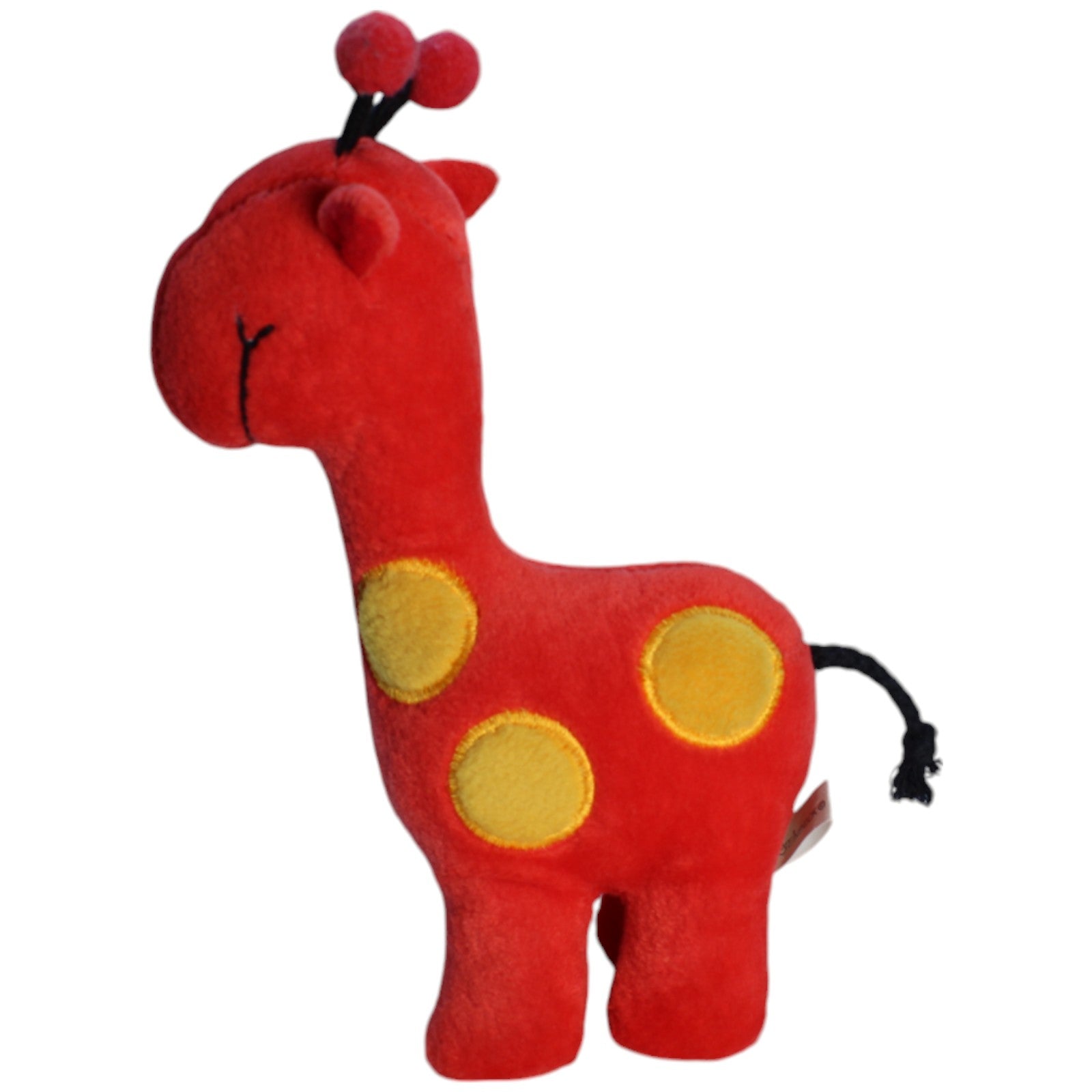 1238111 W. Steinbeck Süße Giraffe, rot Kuscheltier Kumpel Leo Gebraucht Vintage