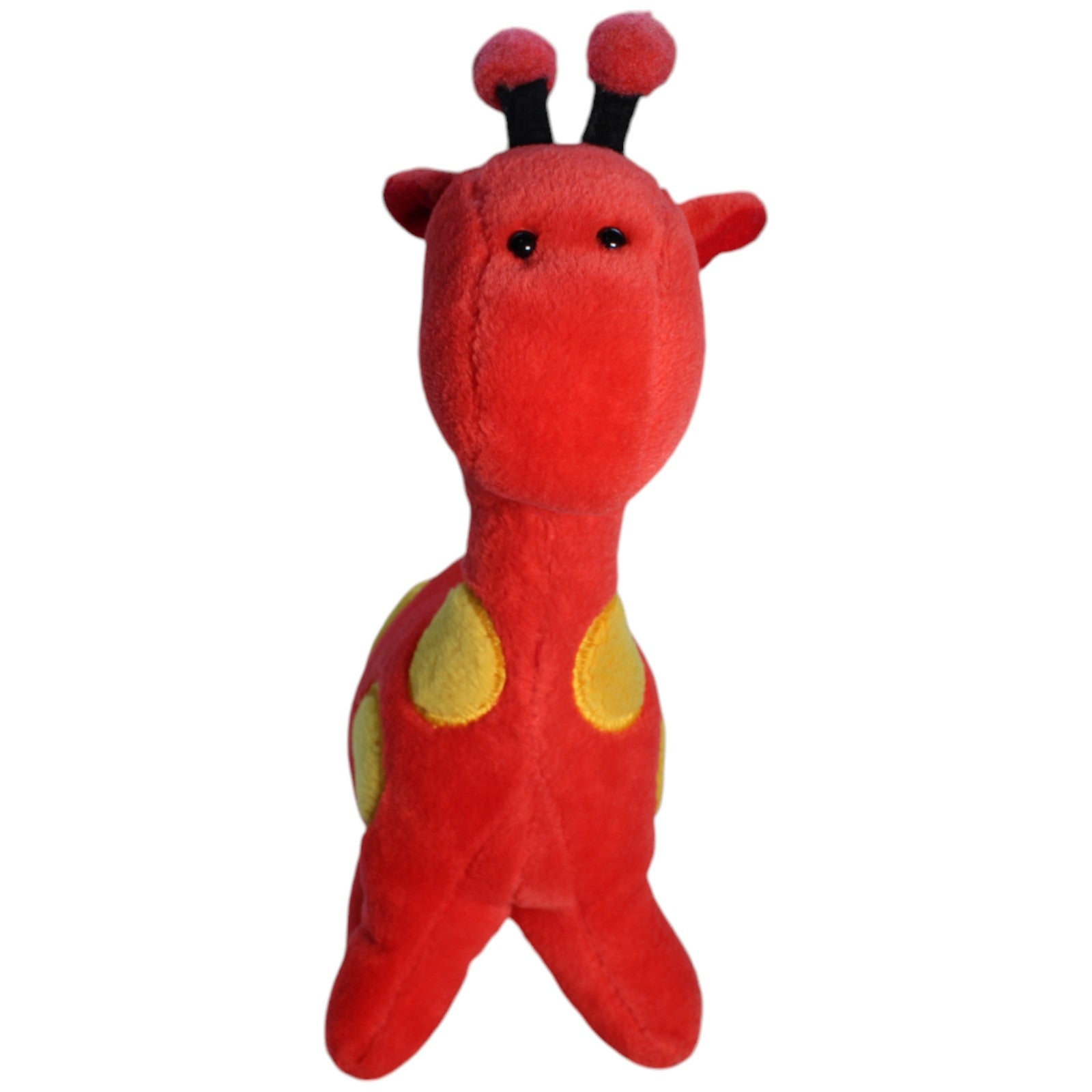 1238111 W. Steinbeck Süße Giraffe, rot Kuscheltier Kumpel Leo Gebraucht Vintage