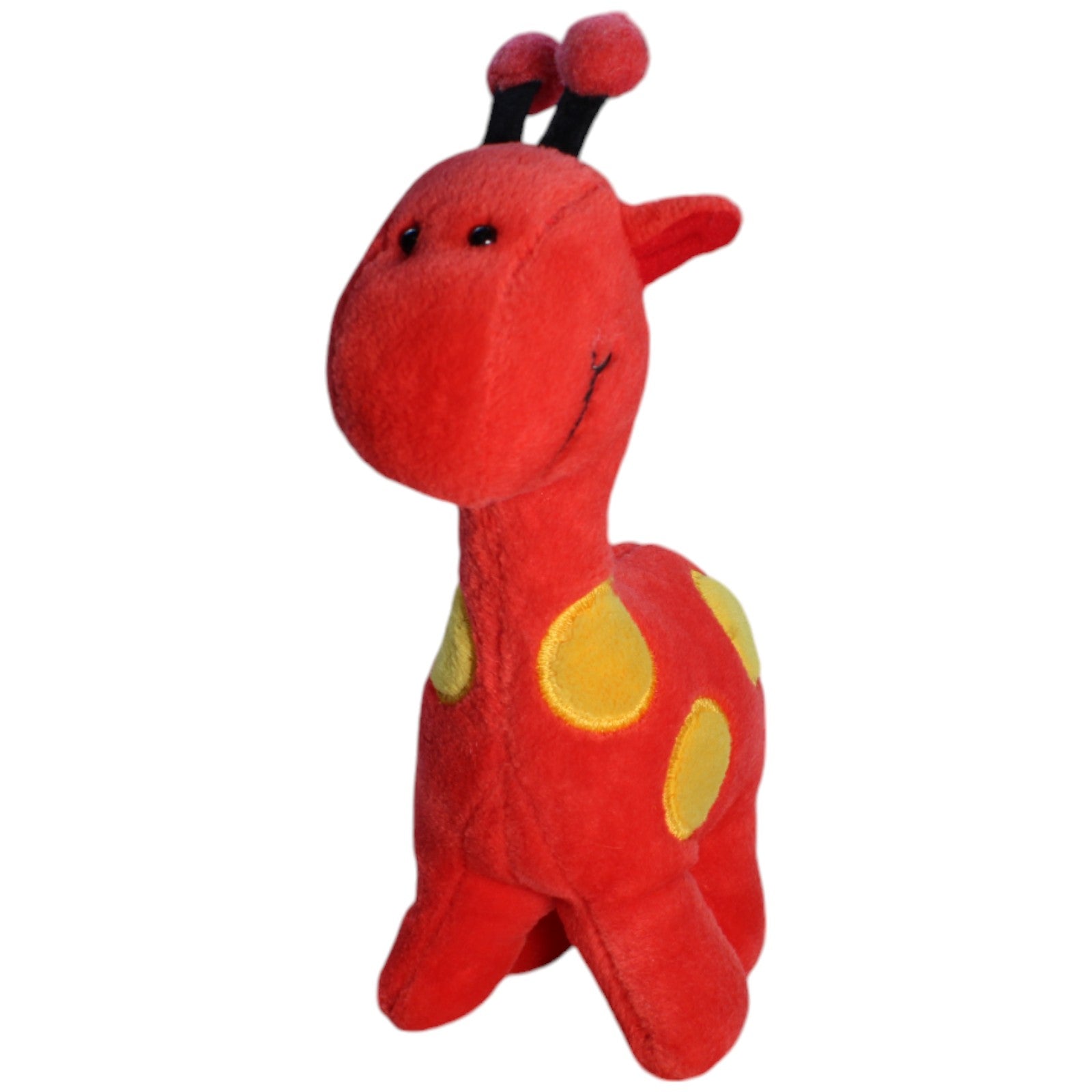 1238111 W. Steinbeck Süße Giraffe, rot Kuscheltier Kumpel Leo Gebraucht Vintage