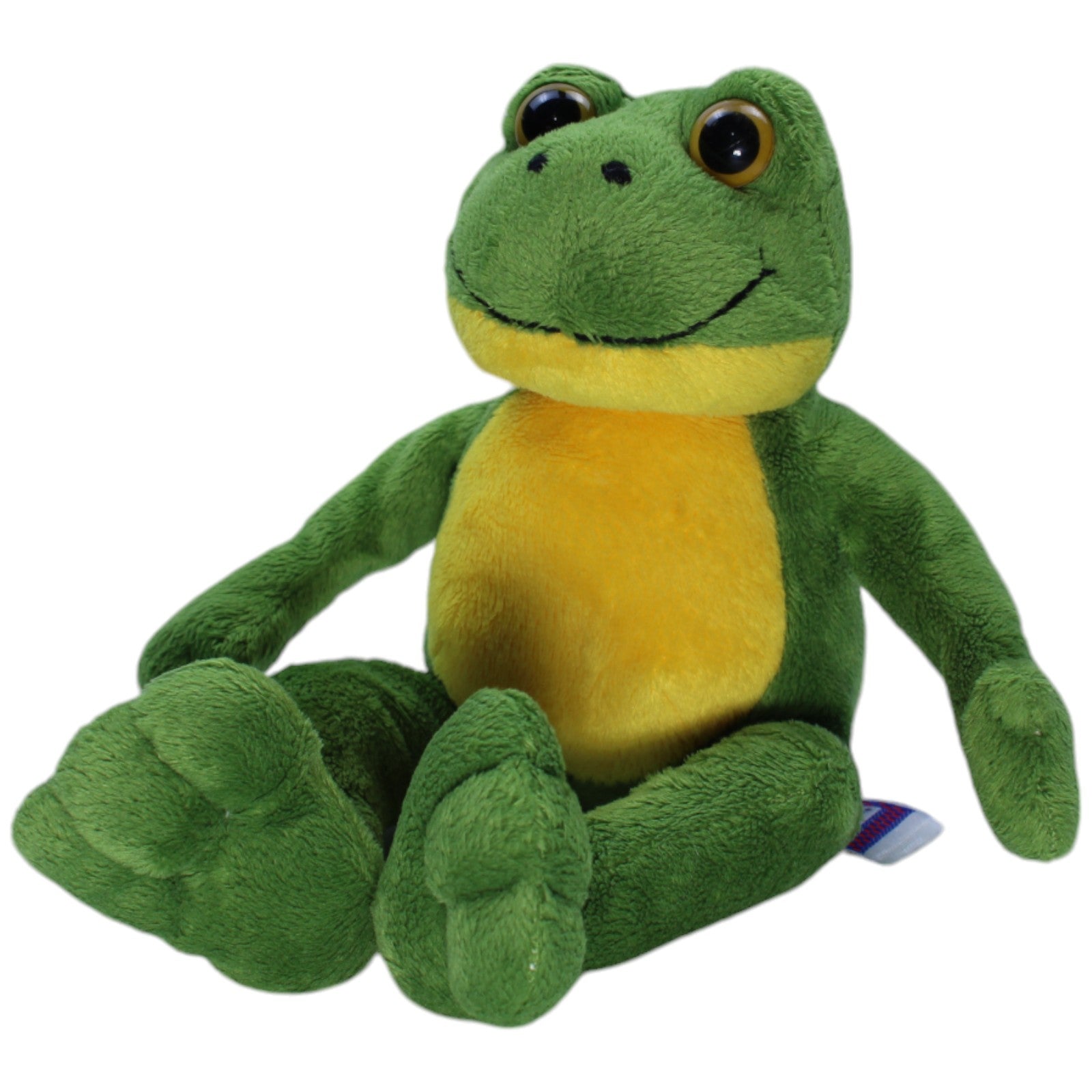 1238129 Kuschelwuschel Lächelnder Frosch Kuscheltier Kumpel Leo Gebraucht