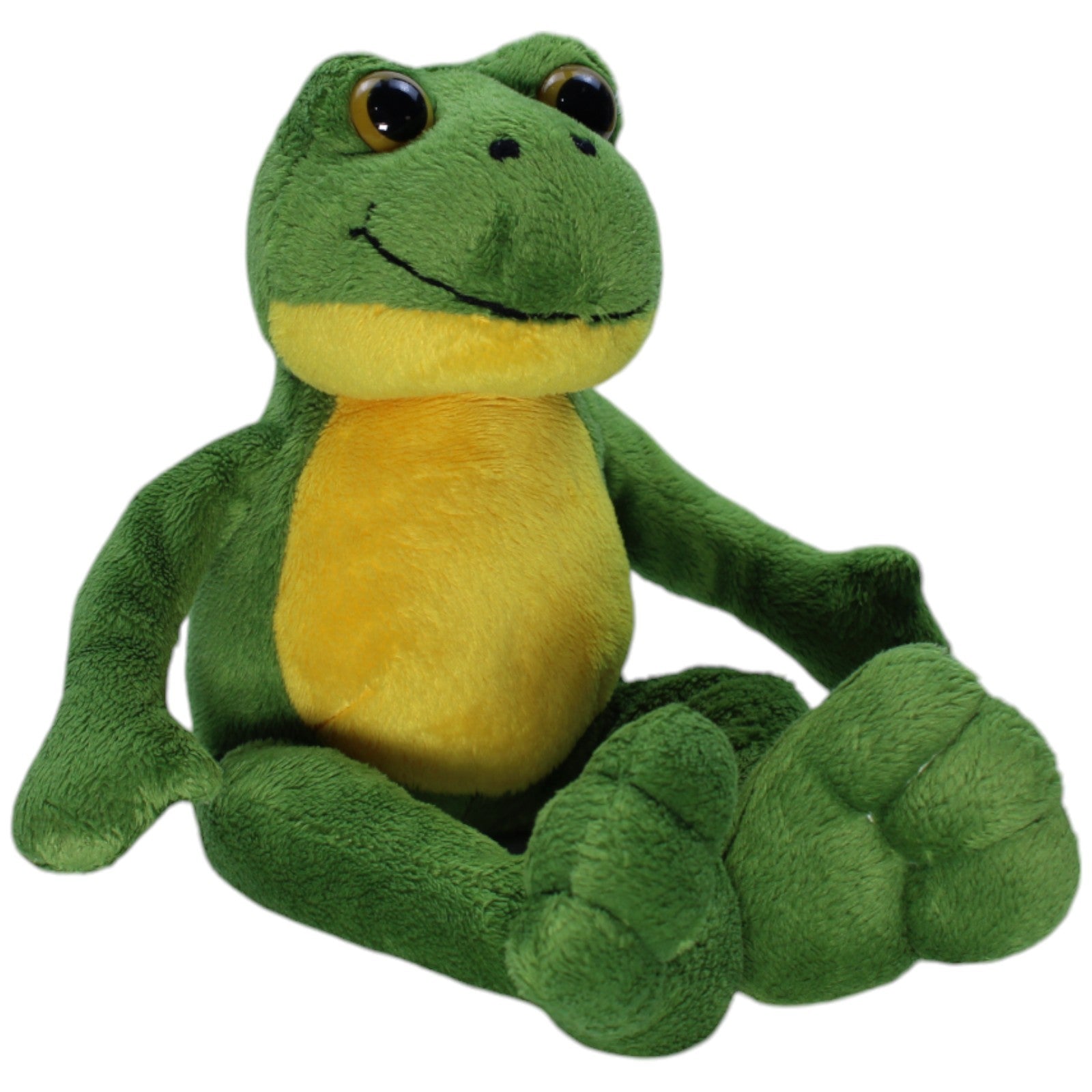 1238129 Kuschelwuschel Lächelnder Frosch Kuscheltier Kumpel Leo Gebraucht