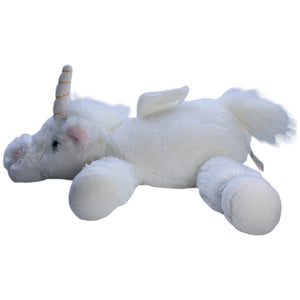 1238130 L. Hoenicke Bastitoy, weißes Einhorn mit Flügeln Handpuppe Kumpel Leo Gebraucht