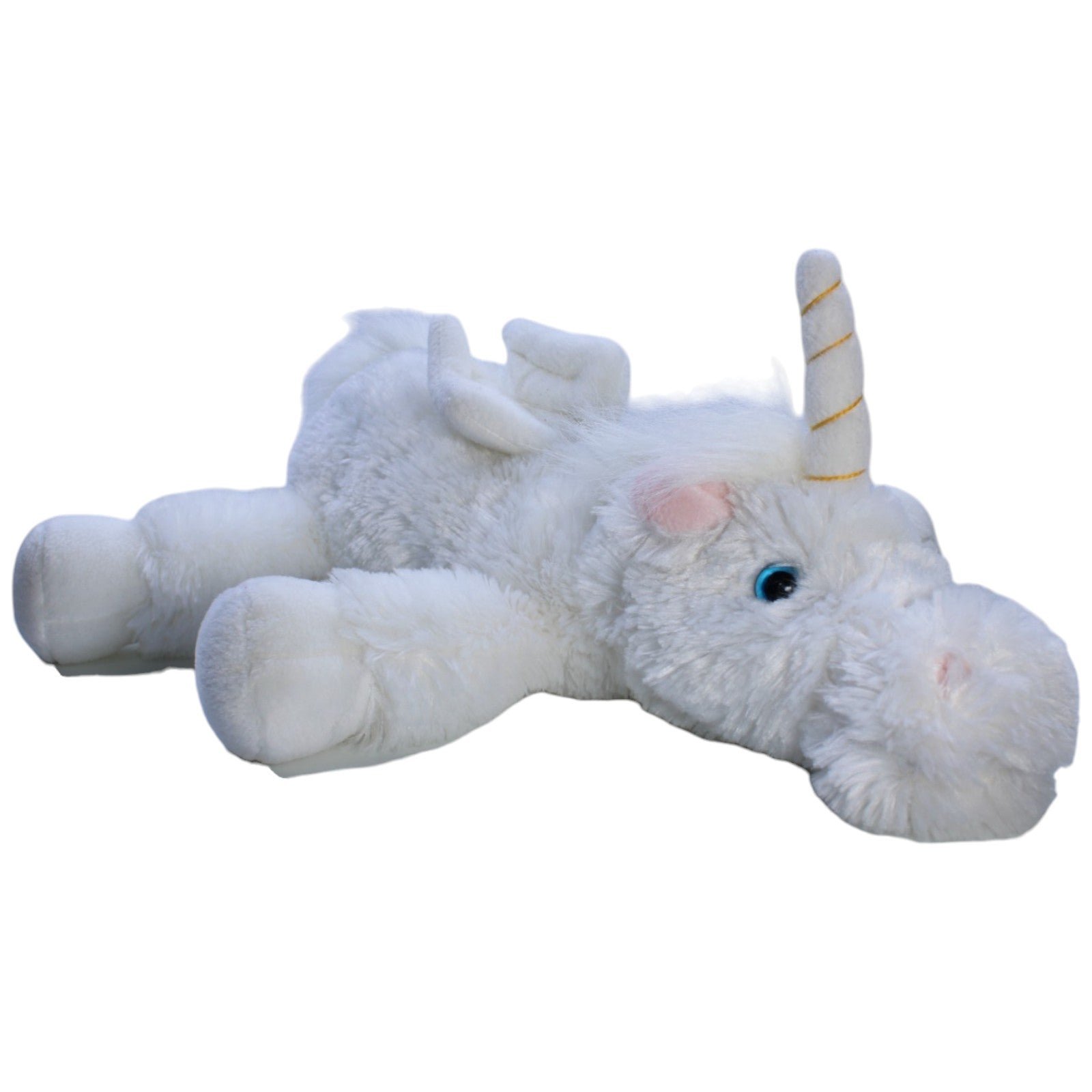 1238130 L. Hoenicke Bastitoy, weißes Einhorn mit Flügeln Handpuppe Kumpel Leo Gebraucht