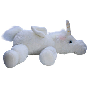 1238130 L. Hoenicke Bastitoy, weißes Einhorn mit Flügeln Handpuppe Kumpel Leo Gebraucht