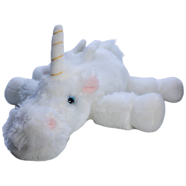 1238130 L. Hoenicke Bastitoy, weißes Einhorn mit Flügeln Handpuppe Kumpel Leo Gebraucht