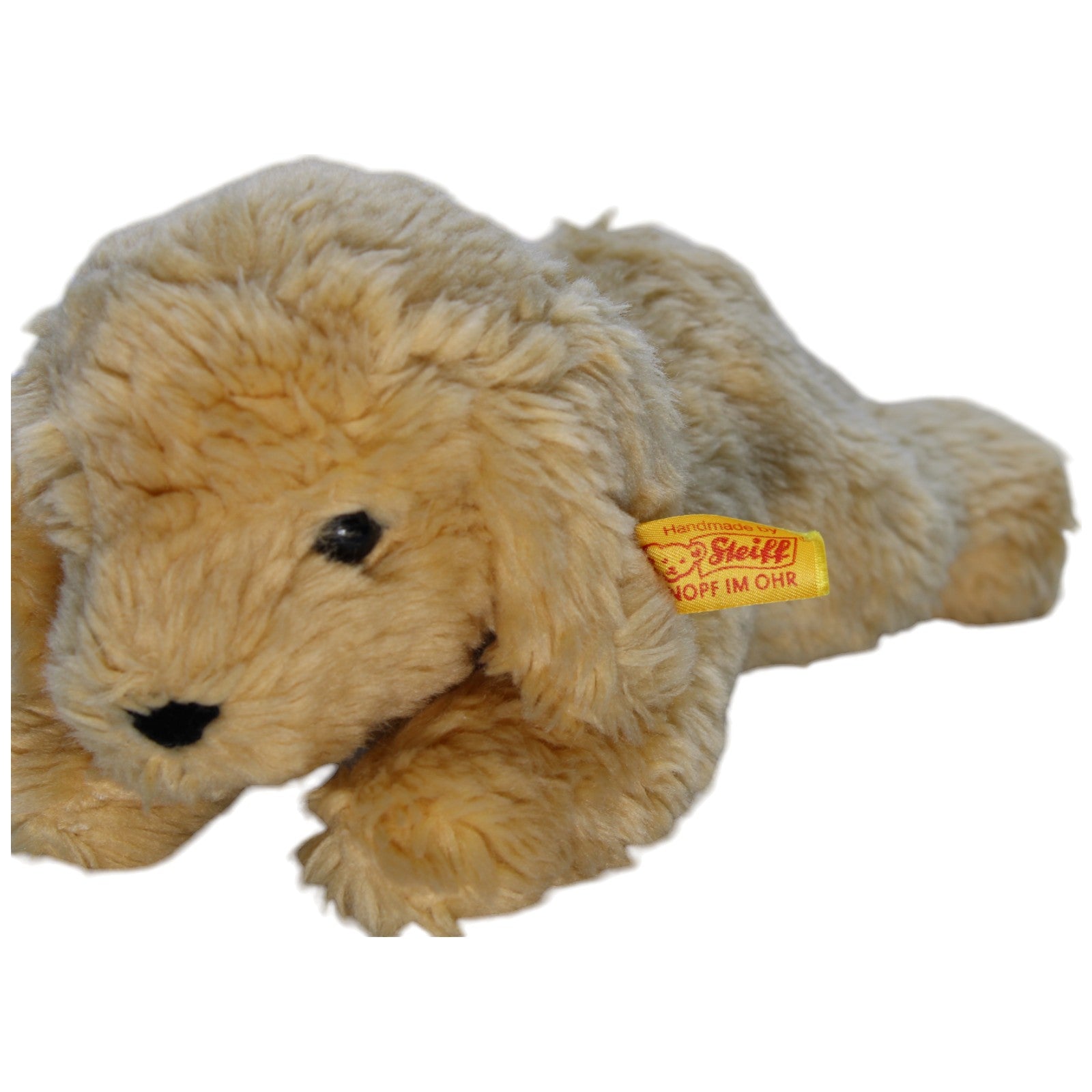 1238131 Steiff Golden Retriever Welpe, liegend Kuscheltier Kumpel Leo Gebraucht