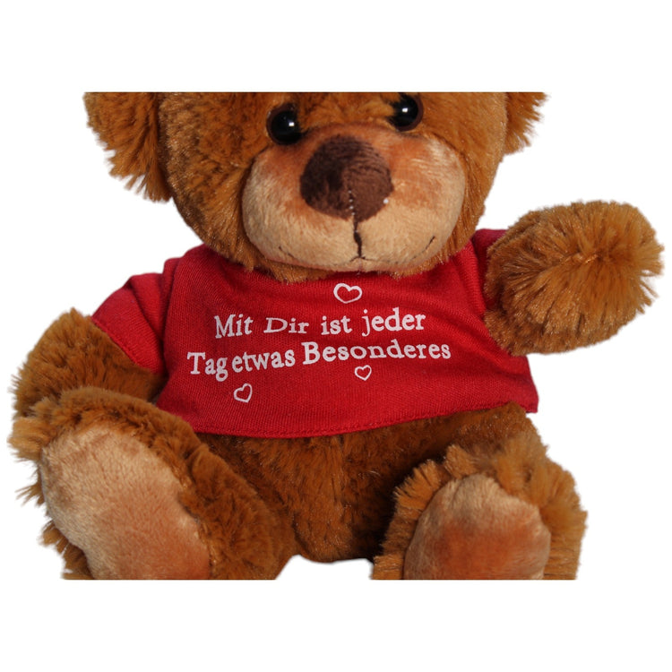 1238146 Bambia Teddybär mit Shirt "Mit Dir ist jeder Tag etwas Besonderes" Kuscheltier Kumpel Leo Gebraucht